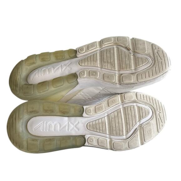 Boys Nike Air Max 270 943345-103 Mesh Athletic Running Sneaker Shoes SZ 7 White - Picture 5 of 6